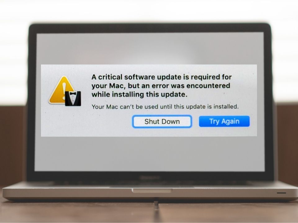 A Critical Software Update Is Required For Your Mac Catalina